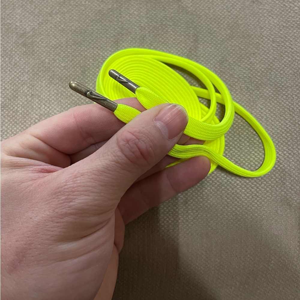 Nike Blazer Shoe Laces Neon Yellow NWT